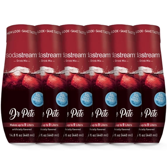 SodaStream Dr Pete Drink Mix, 6 Count, 440 mL