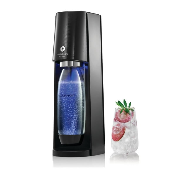 SodaStream E-TERRA Sparkling Water Maker with CO2 and Carbonating Bottle