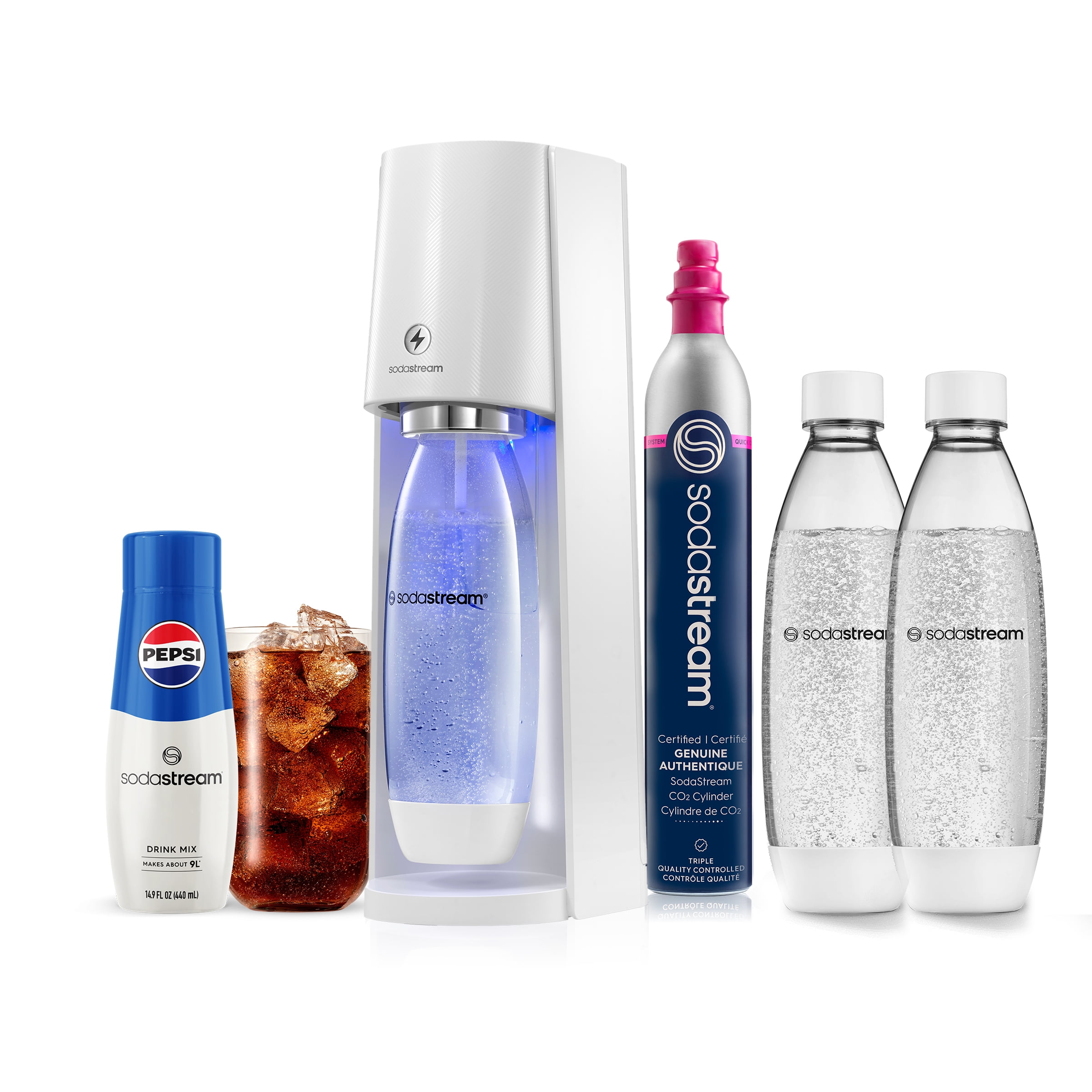 SodaStream E-Terra (White) Sparkling Water Maker Bundle SodaStream E-Terra (White) Sparkling Water Maker Bundle