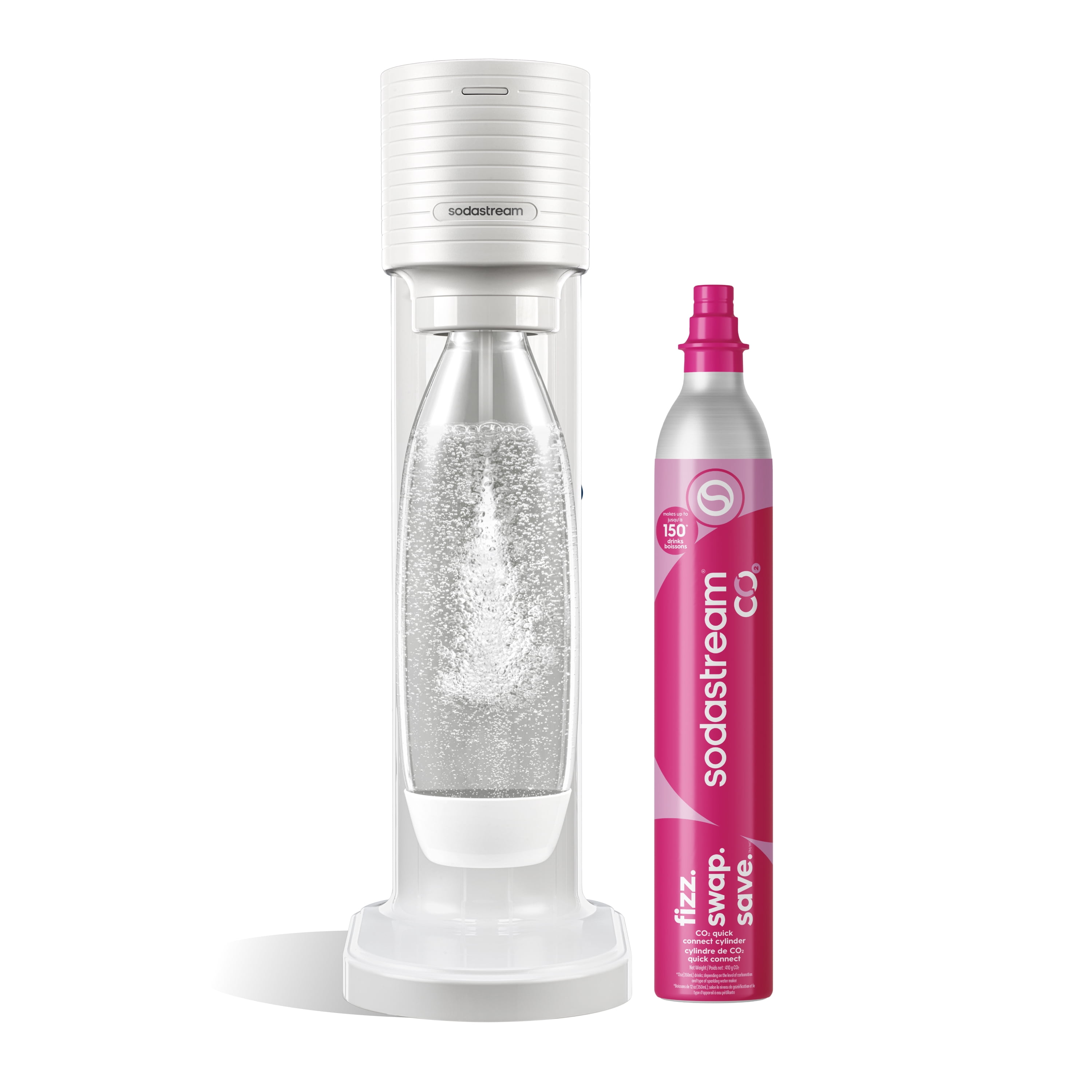 soda stream GAIA sparkling Water maker新品 SodaStream Gaia Sparkling Water Maker, White, Includes CO2