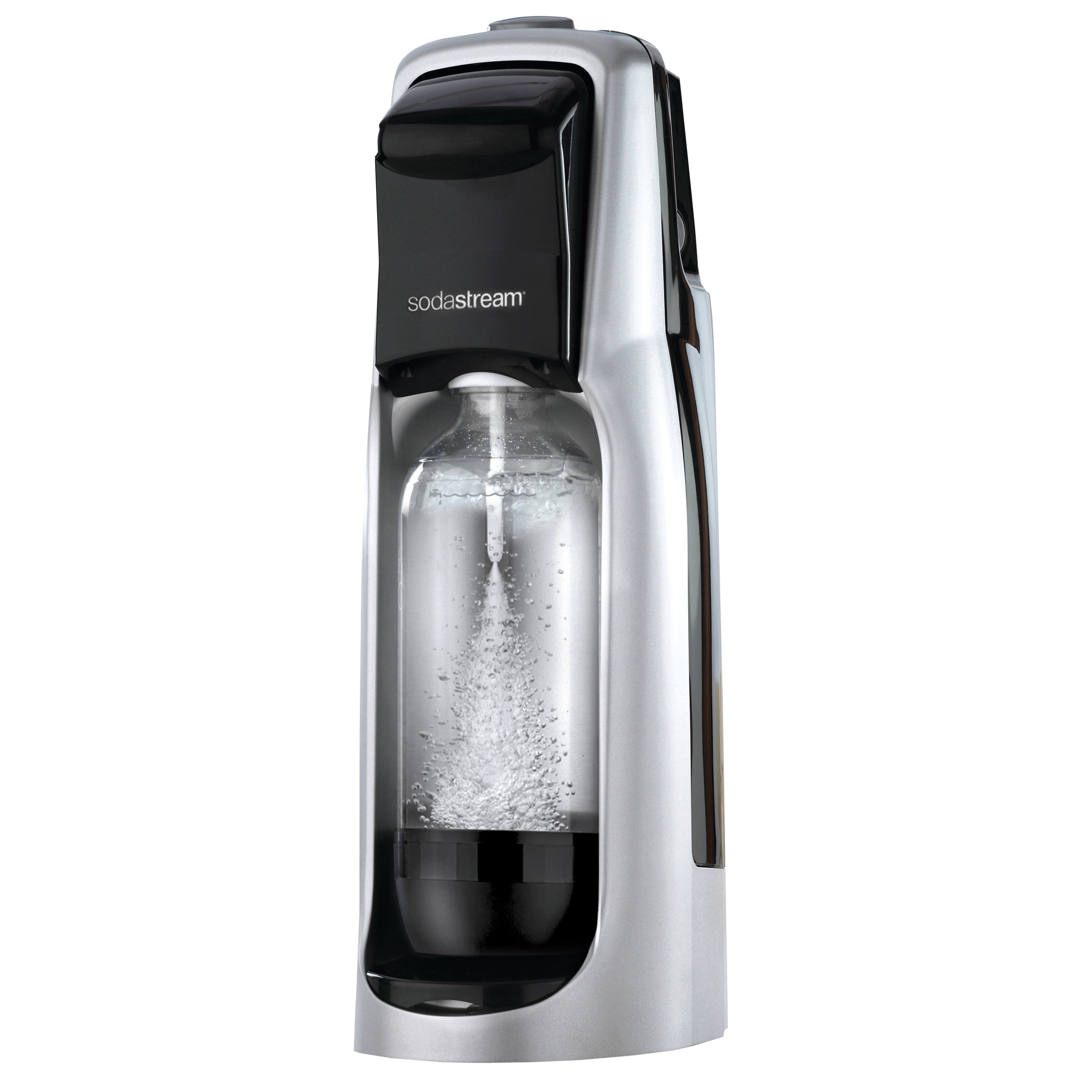 SodaStream Jet Black & Silver Sparkling Water Maker Kit 