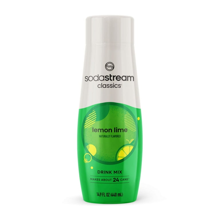 SodaStream Lemon Lime Drink Mix, 14.8 fl oz. - Walmart.com SodaStream Lemon Lime Drink Mix, 14.8 fl oz. - Walmart.com