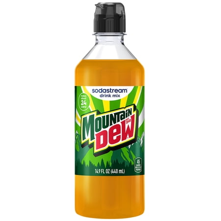NEW SODASTREAM MOUNTAIN DEW DRINK MIX, 14.9OZ