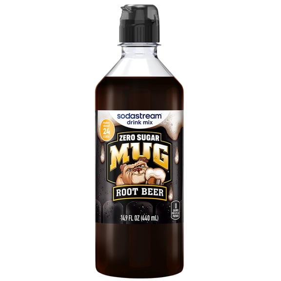 NEW sodastream Mug Zero Root Beer Drink Mix, 14.9oz