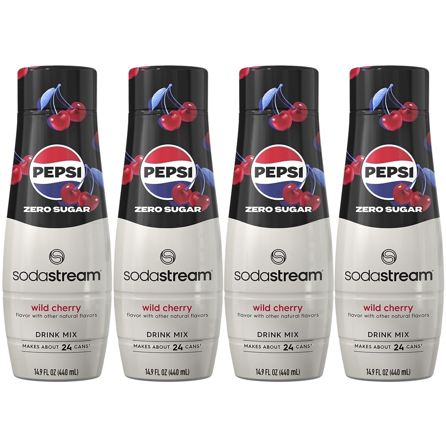 SodaStream, Drink Mix, 14.9oz, Pepsi Wild Cherry 4pk - Walmart.com