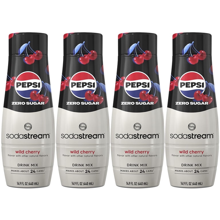 SodaStream Pepsi Wild Cherry Zero Drink Mix 14.9 fl oz/ 4pk