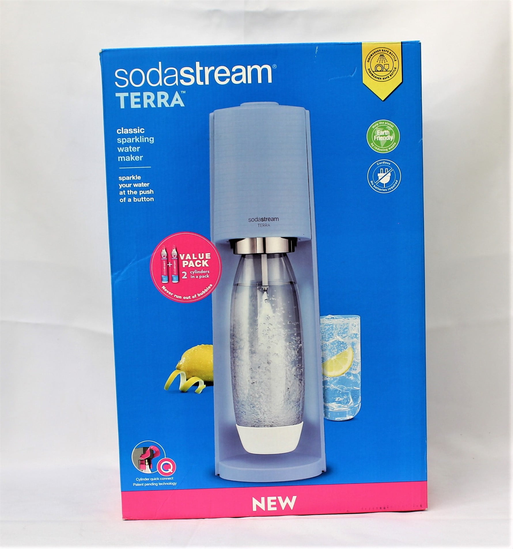 SodaStream Terra Classic Sparkling Water Maker (Blue) - Walmart.com