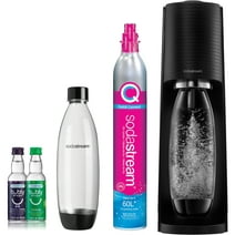 SodaStream Terra Sparkling Water Maker Bundle with CO2, 2 Bottles and 2 bubly Drops Flavoring