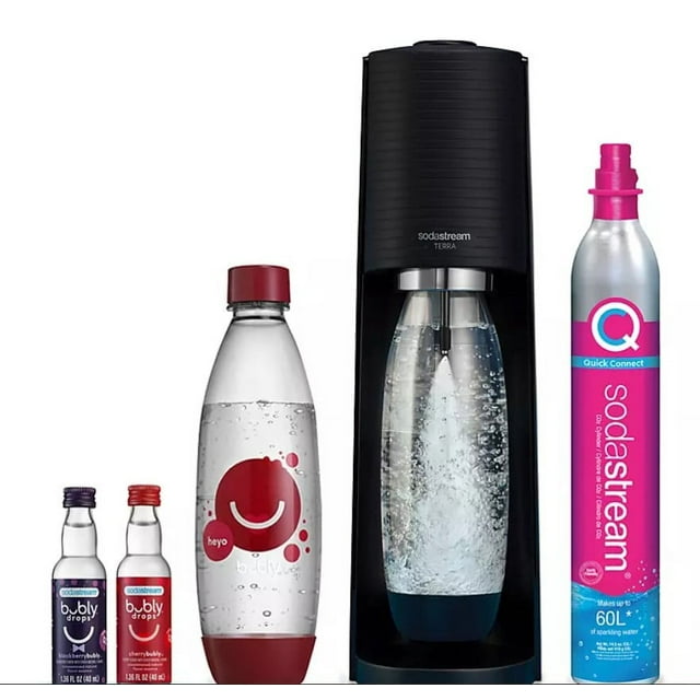 SodaStream Terra Sparkling Water Machine Starter Kit