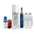 thumbnail image 1 of SodaStream Terra (White) Sparkling Water Maker Bundle, with CO2, DWS Bottles, and Pepsi Flavor Mix, 1 of 10