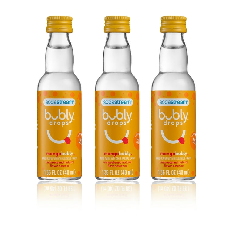 SodaStream Bubly Drops パッションフルーツ味40ml 6本 SodaStream grapefruitbubly drops™ for Sparkling Water
