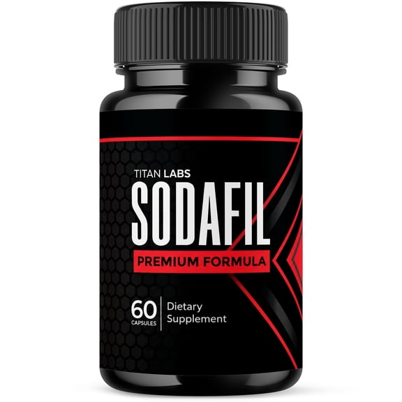 Sodafil Advanced Formula Natural Supplement Pills for Max Strength Soda Fil Capsules (1 Pack)