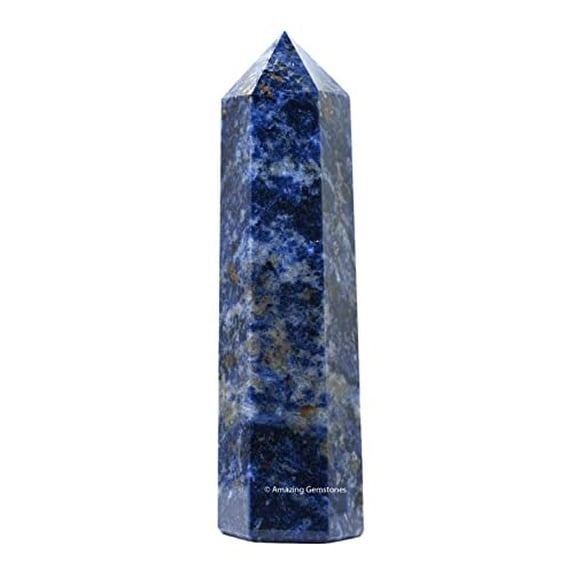 Sodaite Crystal Tower Obelisk Point (5.5" to 6" INCH)