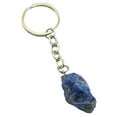 thumbnail image 1 of Sodalite Crystal Car Key Holder, Raw Crystal Keychain, 1 of 5