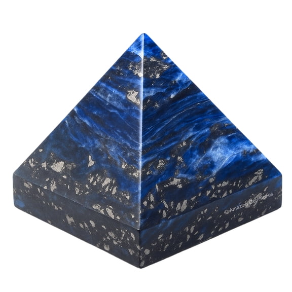 Sodalite Crystal Pyramid 2" Inch