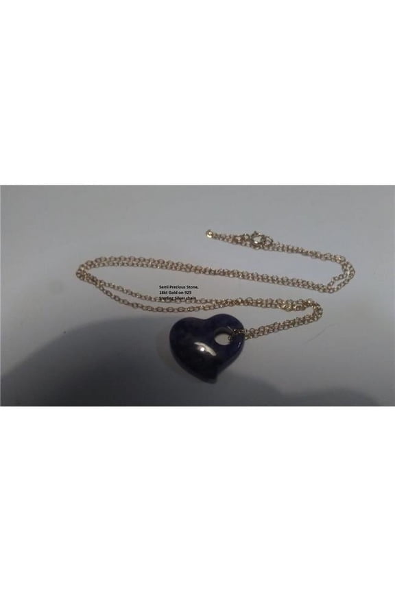 Sodalite Heart Pendant