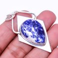 thumbnail image 1 of Sodalite - Minas Gerais Designer Handmade 925 Sterling Silver Pendant 2.11" P40, 1 of 2