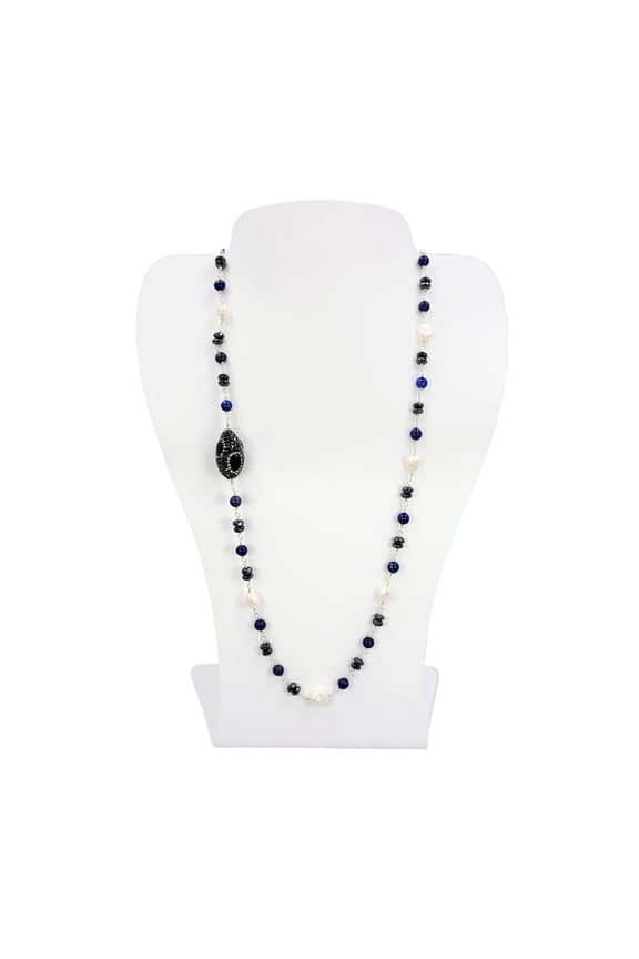 Necklace, Sodalite and Hematite, 1 Count