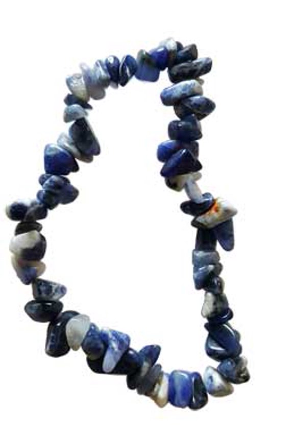 Sodalite chip bracelet