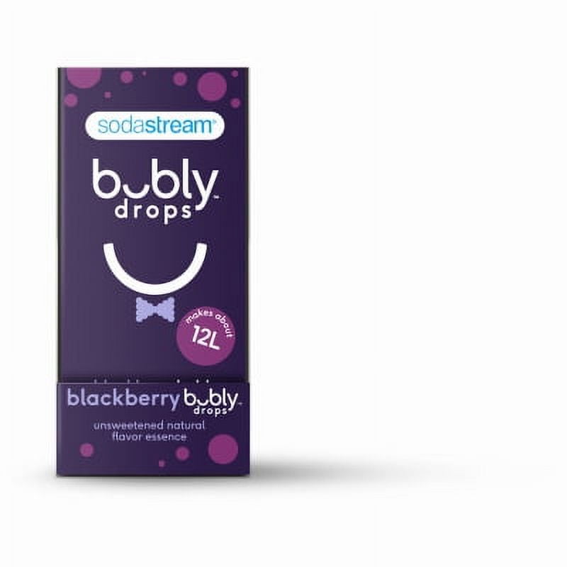 Sodastream 40ml blackberry Bubly fruit drops unsweetened natural flavor