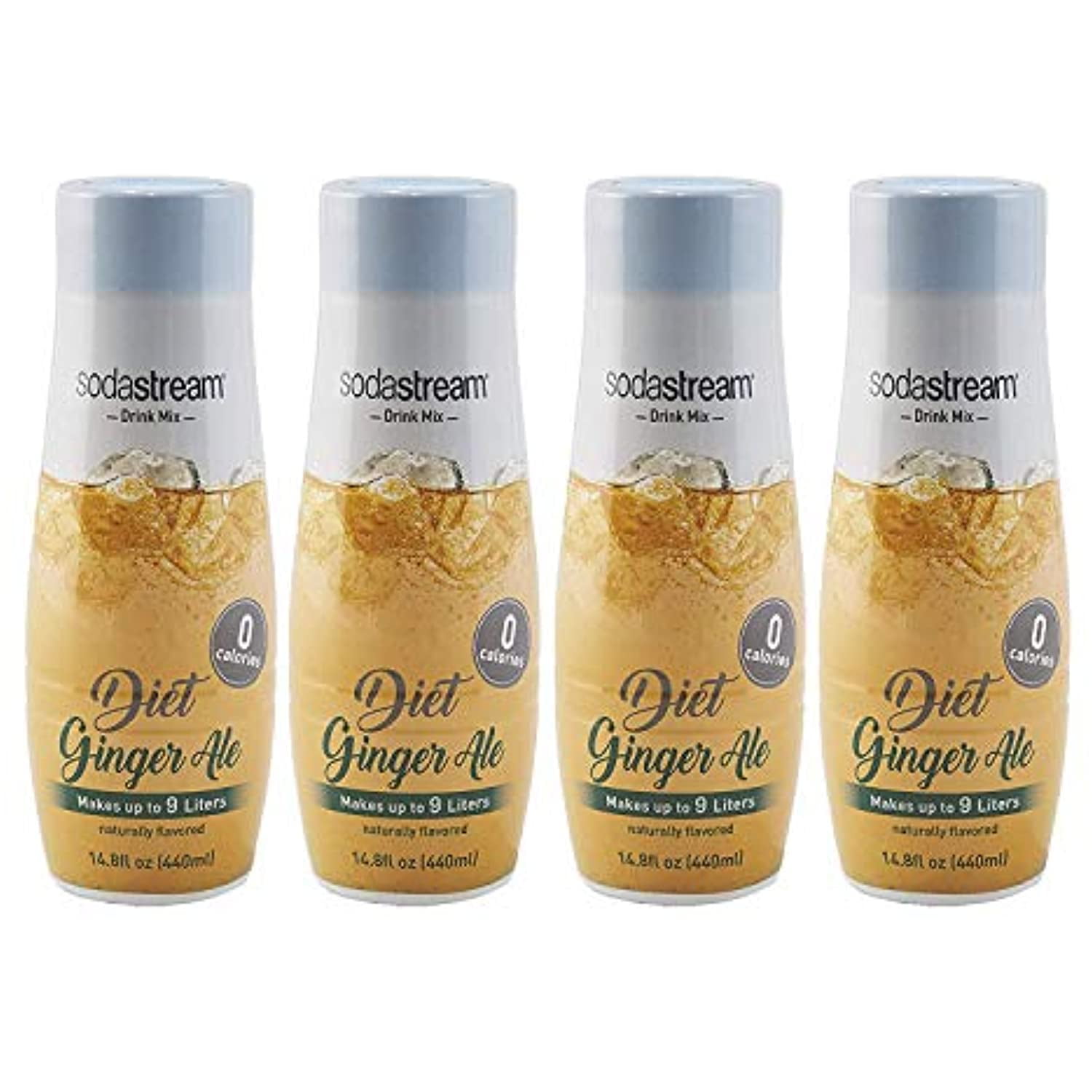 Sodastream Diet Ginger Ale, 14.8 Fl Oz (Pack Of 4)