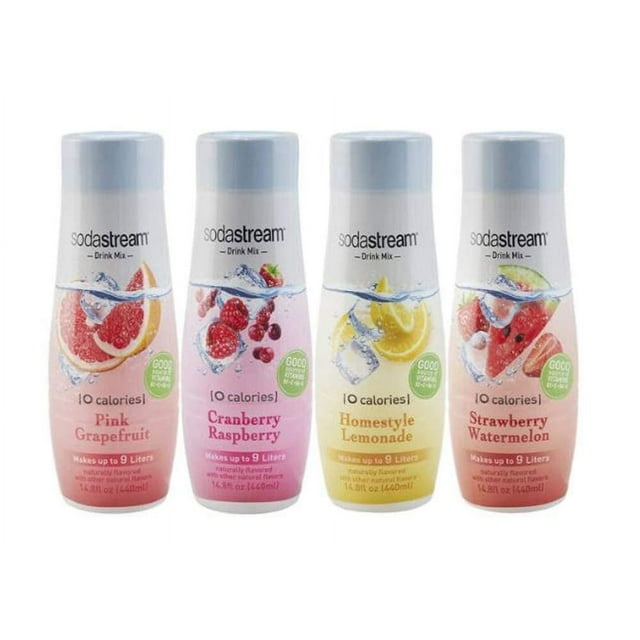 Sodastream Flavor Drink Mix Variety Set! No HighFructose Corn Syrup