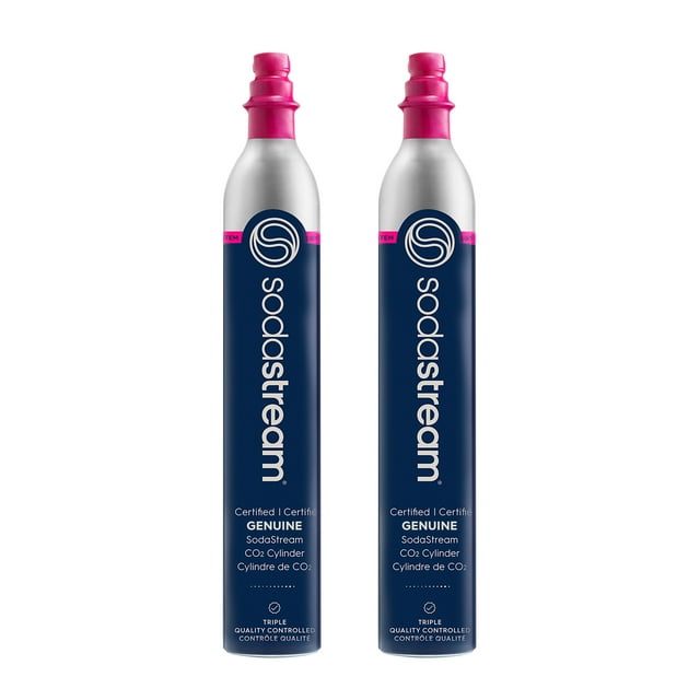 Sodastream Quick Connect Co2 Exchange Carbonator, Set of 2, plus 15