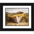 thumbnail image 1 of Soderlund, Karl 24x19 Black Ornate Wood Framed with Double Matting Museum Art Print Titled - Vineyard Launch, 1 of 4