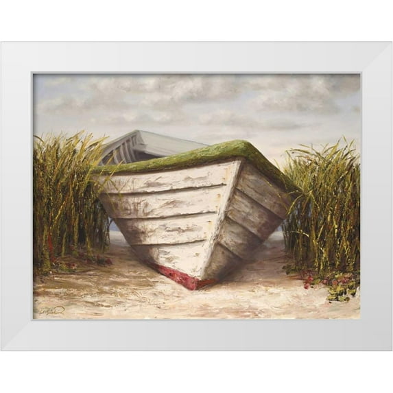 Soderlund, Karl 24x19 White Modern Wood Framed Museum Art Print Titled - Gloucester Skiff