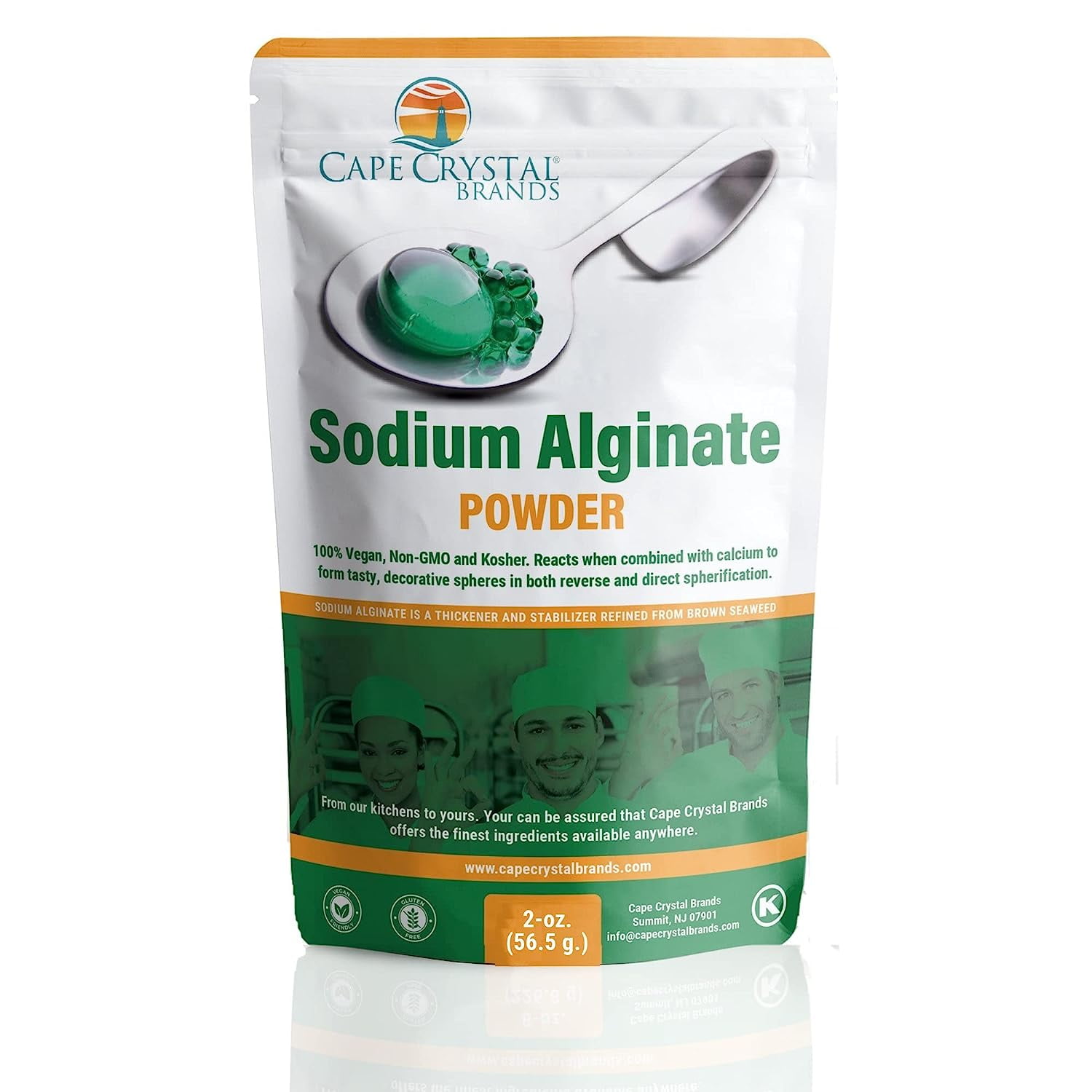 Sodium Alginate 100 Food Grade Natural Thickening Powder & Gelling