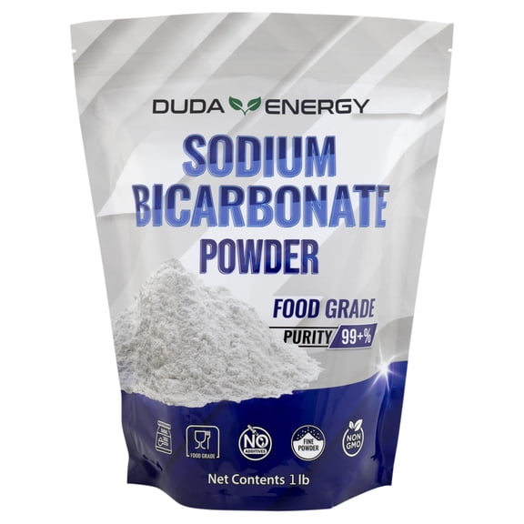 Sodium Bicarbonate Powder, 1 lb Organic Food Grade ORMI Listed Pure Baking Soda
