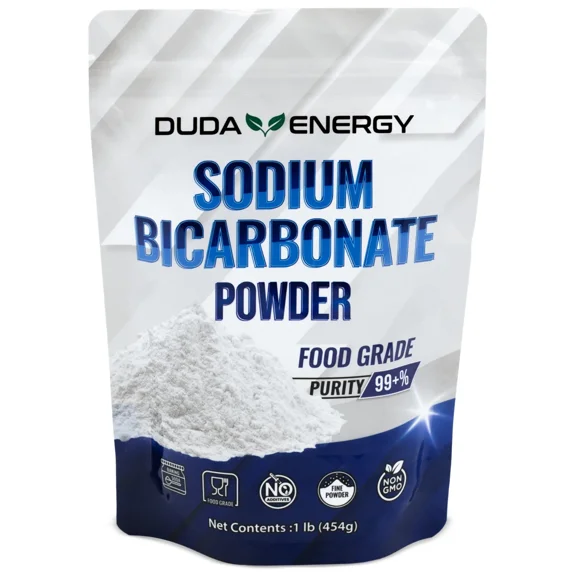Sodium Bicarbonate Powder, 1 lb Organic Food Grade ORMI Listed Pure Baking Soda