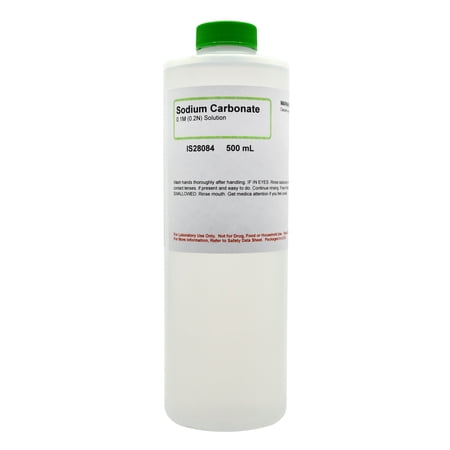 Sodium Carbonate, 0.1M, 500mL - The Curated Chemical Collection