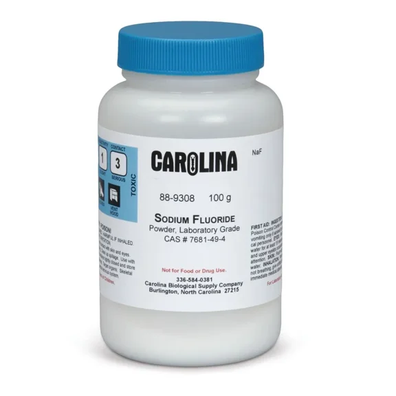 Sodium Fluoride, Powder, Laboratory Grade, 100 G