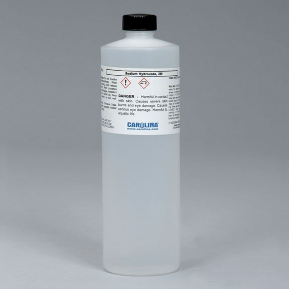 Sodium Hydroxide, 3 M, Aqueous, Laboratory Grade, 500 Ml