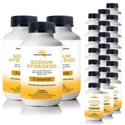 Sodium Hydroxide 99.9% Pure Food Grade Beads Caustic Soda lye 48 Lbs Pounds