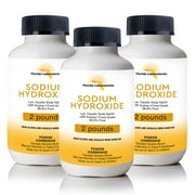 Sodium Hydroxide 99.9% Pure Food Grade Beads Caustic Soda lye 6 Lbs Pounds