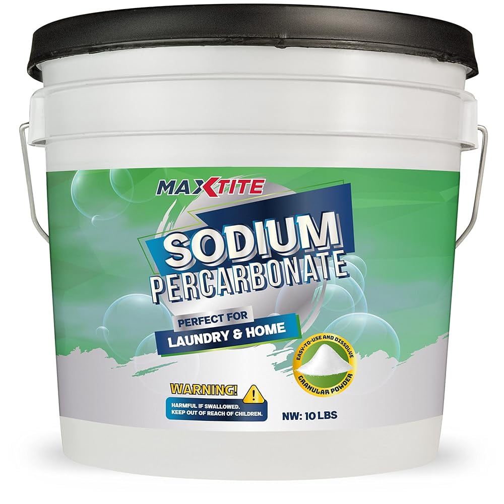 Sodium Percarbonate (10 Lbs) 100 Pure Solid Hydrogen Peroxide