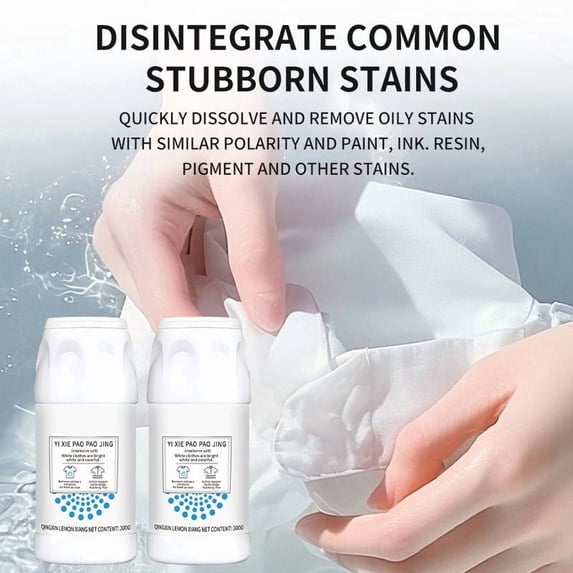 Sodium Percarbonate Laundry and Shoe Cleaner, Kneading-free Clothes-free Shoes Net Yellowing Source, 2pc