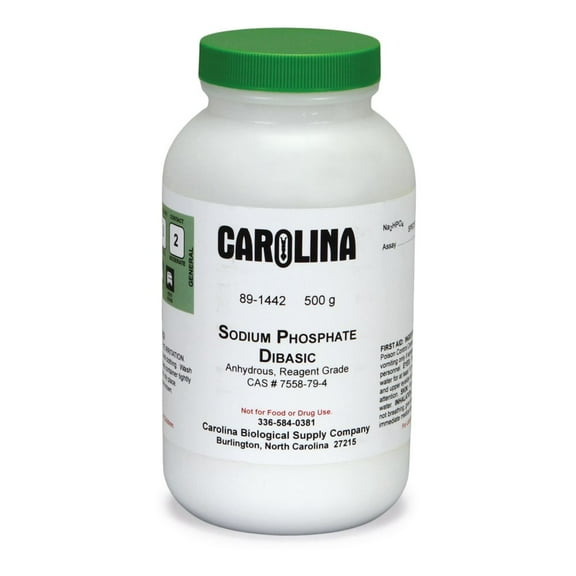 Sodium Phosphate, Dibasic, Anhydrous, Reagent Grade, 500 G