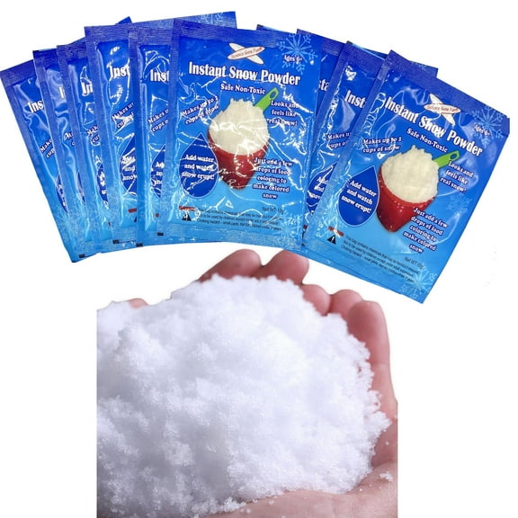 Sodium Polymer Instant Snow Powder 10 x 10g. Packs