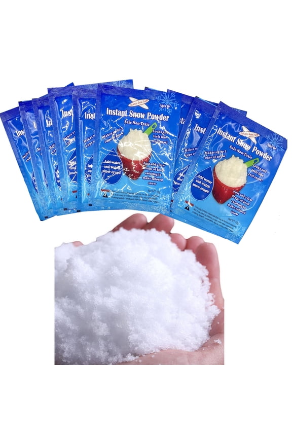 Sodium Polymer Instant Snow Powder 10 x 10g. Packs