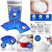Sodium Polymer Instant Snow Powder 10 x 10g. Packs