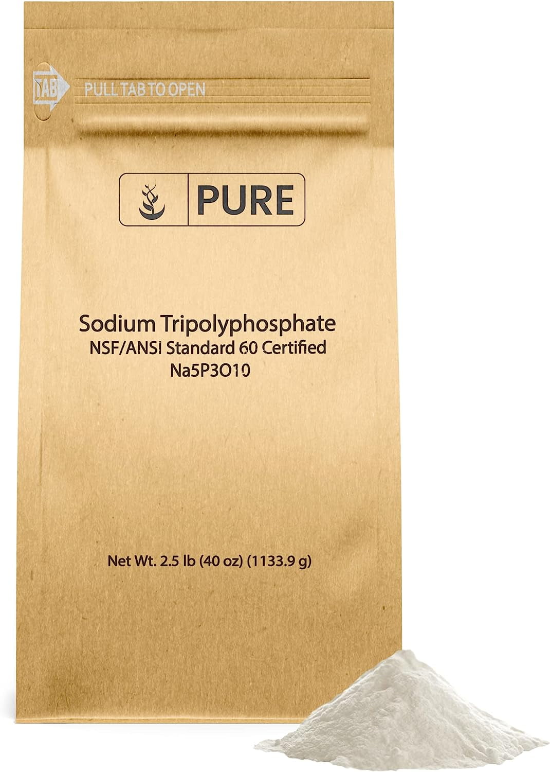 Sodium Tripolyphosphate (2.5 lb) Powerful Cleaning Agent, Water ...