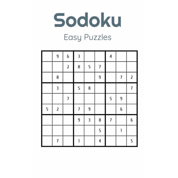 Sodoku: Easy Puzzles, (Paperback)