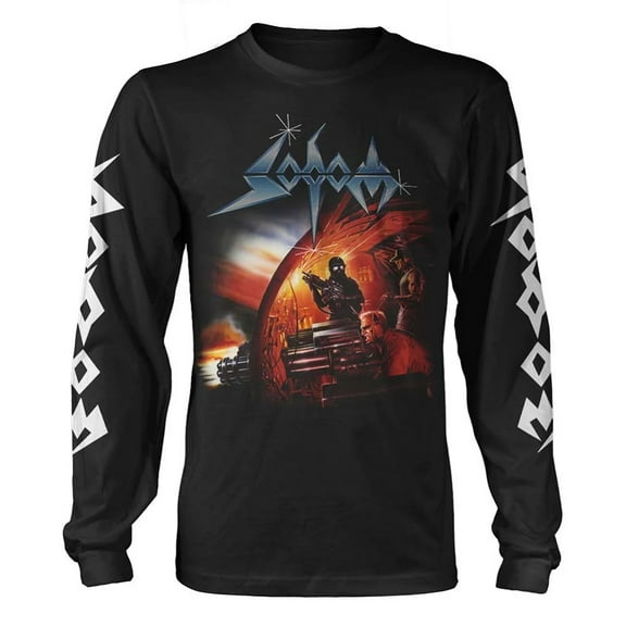 Sodom Men's Agent Orange Long Sleeve T-Shirt Black Small | Officially Licensed Merchandise