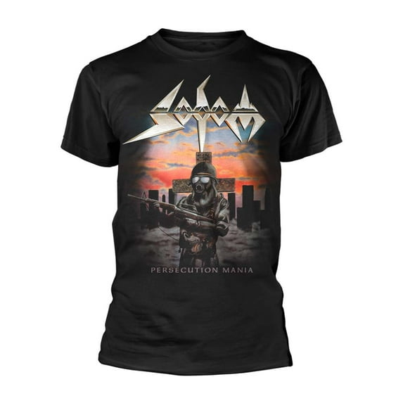 Sodom Men's Persecution Mania T-shirt Small Black