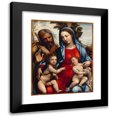 thumbnail image 1 of Sodoma 20x24 Black Modern Framed Museum Art Print Titled - The Holy Family and St. John (Between 1477 and 1549), 1 of 5