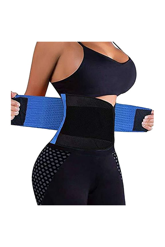 Women Plus Size Boned Corsets Sauna Waist Trainer Trimmer Belt Workout Gym Sweat Belly Band Girdle Slimming Body Shaper