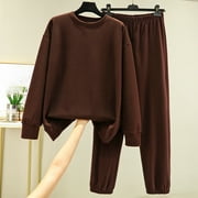 VIADHA Sodopo Womens Lounge Set Women's Sweater and Pants Set Sports and Casual Wear Long Sleeve Pants Set